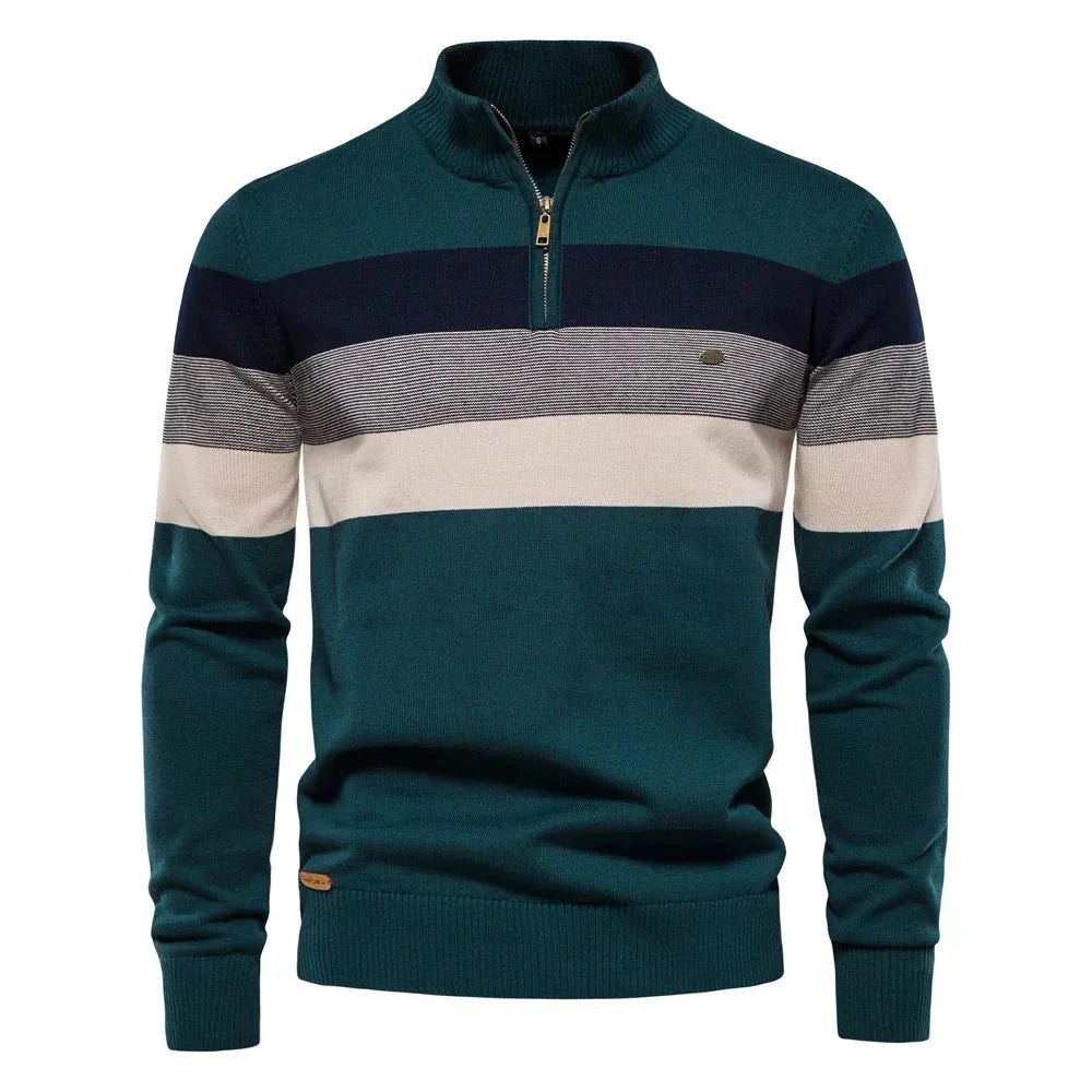 Héctor — Jersey Cuello Alto Elegante Hombre | Distinción