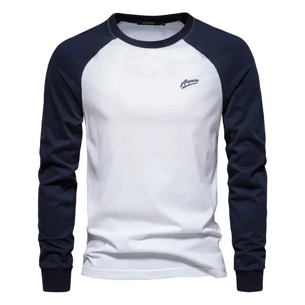 Iván — Camiseta Manga Larga Raglán Hombre | Lujo Urbano