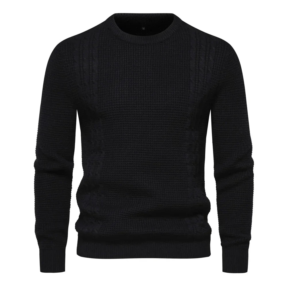 Abraham — Jersey Punto Casual Cálido Hombre