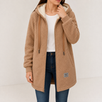 NURIA | Chaqueta polar con capucha