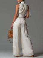 SHOPIA - Essential Jumpsuit Weiß