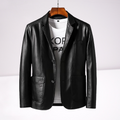 Lucien — Blazer Cuero Vegano Elegante Hombre