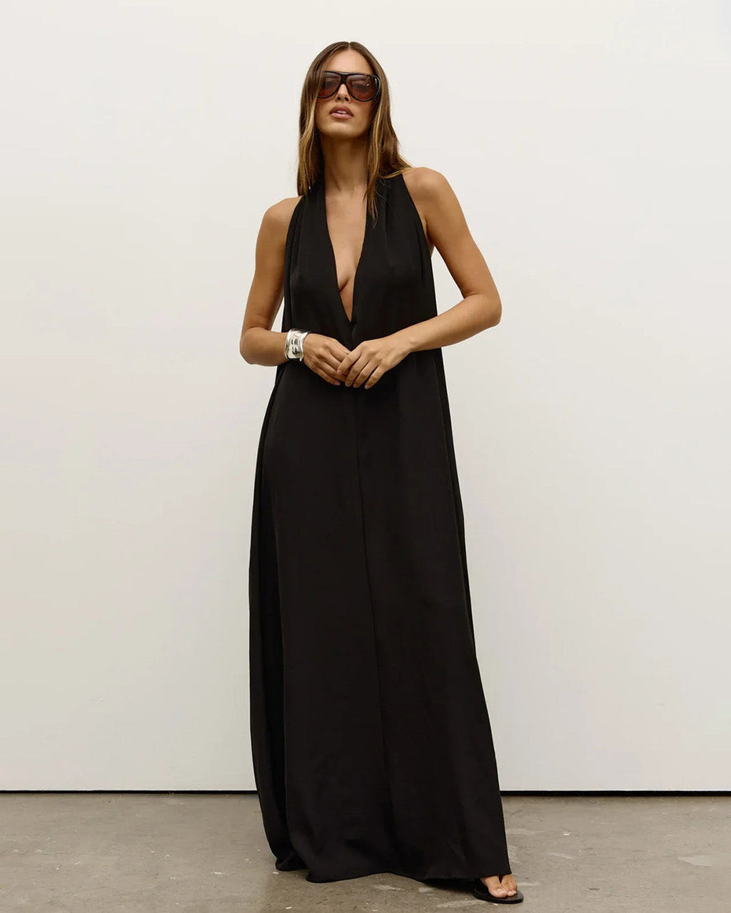 ELISA | Vestido largo con cuello halter