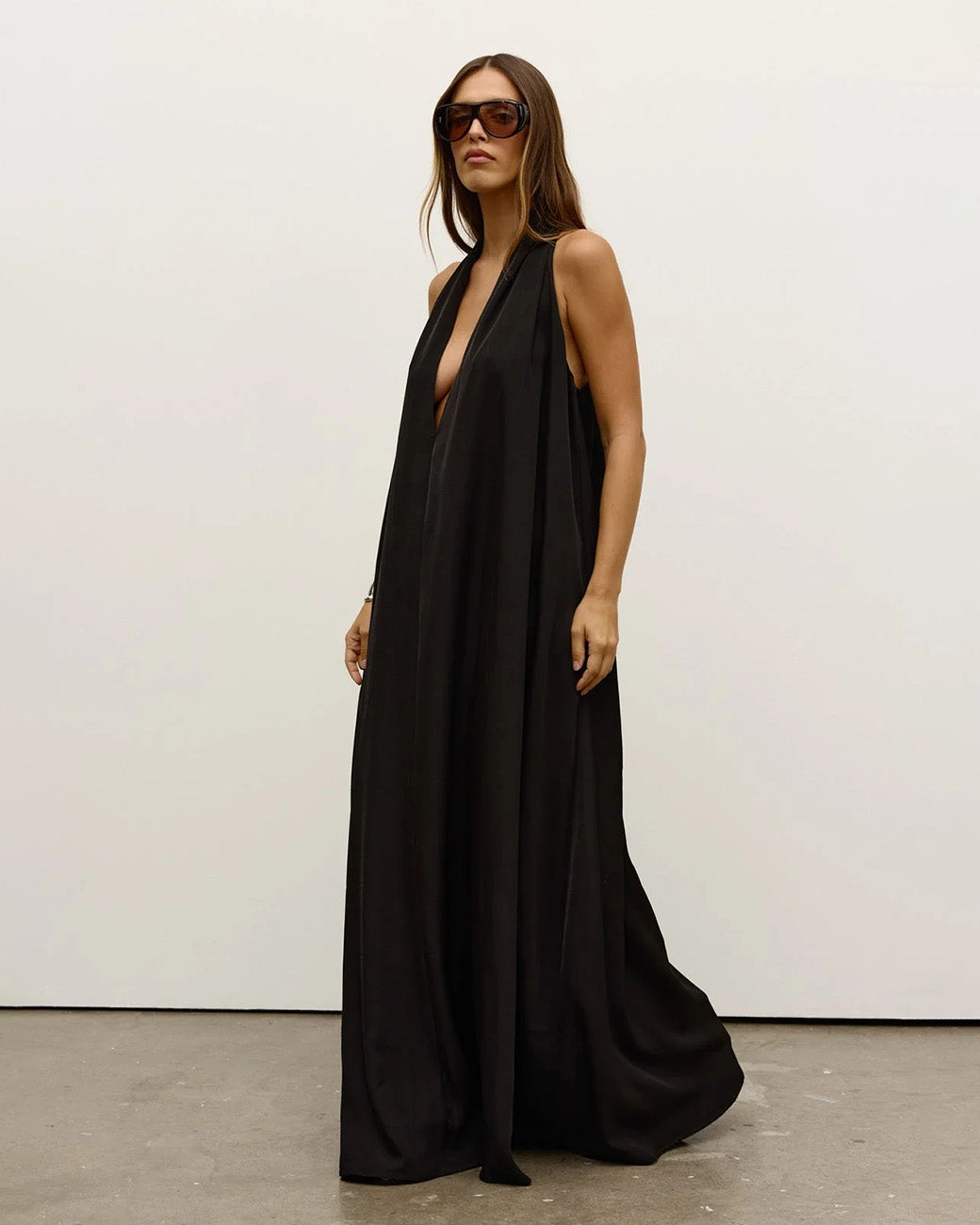 ELISA | Vestido largo con cuello halter