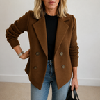 BEATRIZ | Blazer con mangas de punto