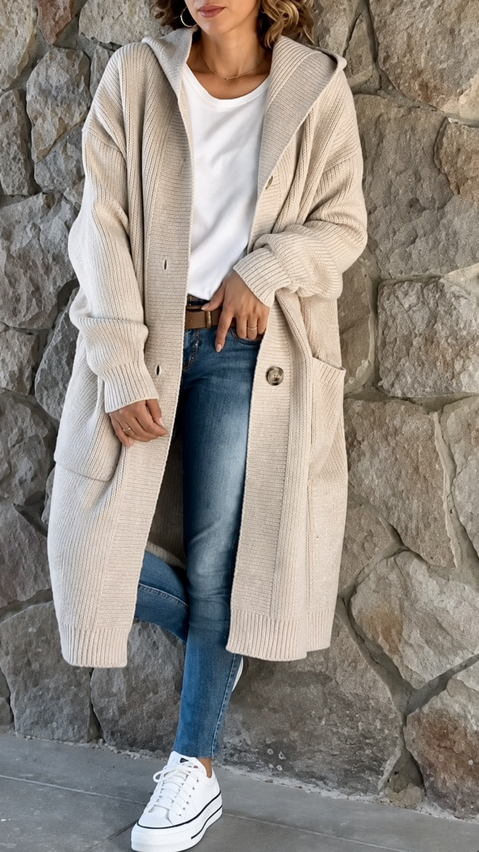SOLEDAD | Chaqueta larga de punto