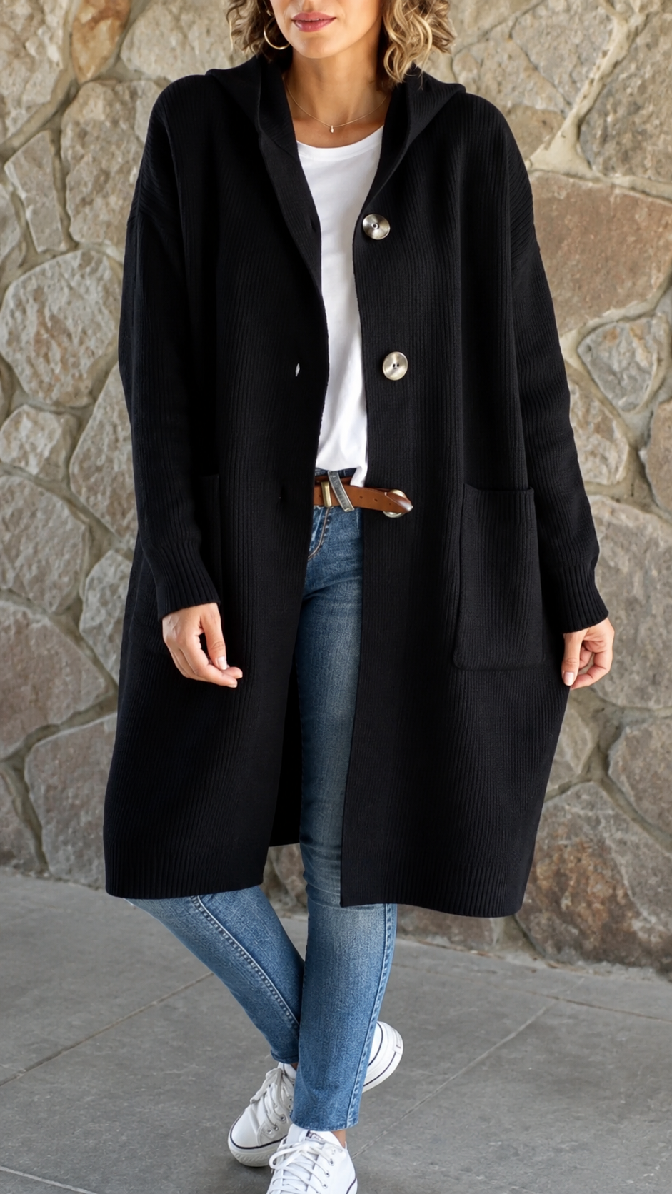 SOLEDAD | Chaqueta larga de punto