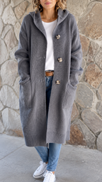 SOLEDAD | Chaqueta larga de punto