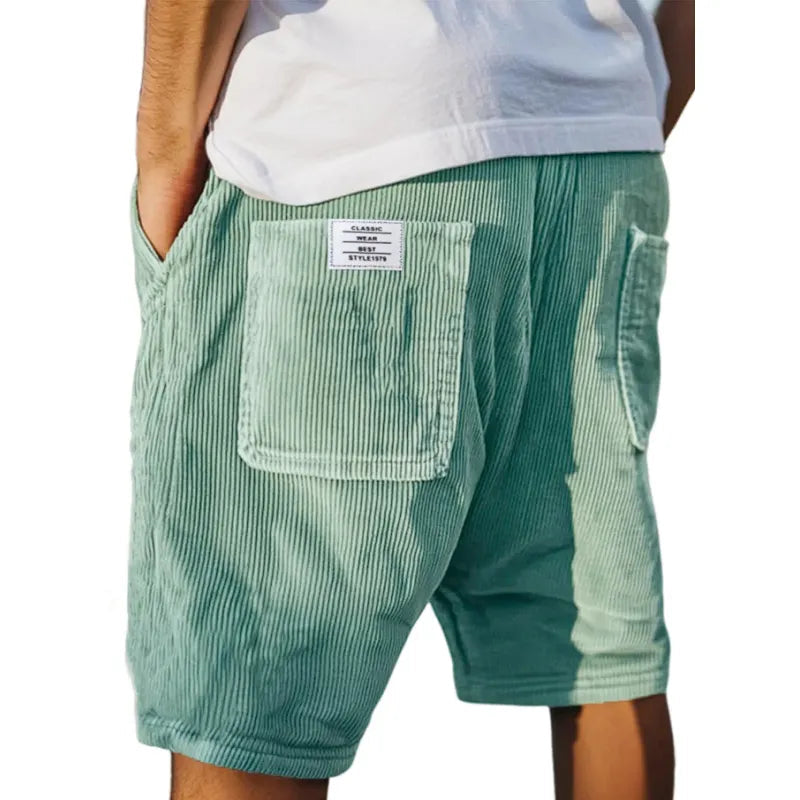 VÍCTOR | Elegantes pantalones cortos de terciopelo