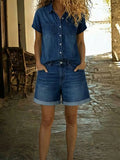 Stefania | Comodo Set di Denim Corto