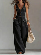 Sofia | Jumpsuit in Denim Rilassato