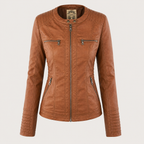 IRENE | Chaqueta de piel con capucha