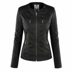 IRENE | Chaqueta de piel con capucha