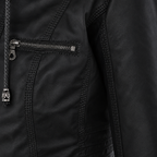 IRENE | Chaqueta de piel con capucha