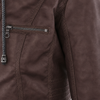 IRENE | Chaqueta de piel con capucha