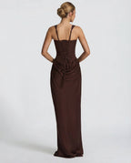 SILVANA | Vestido largo con cuerpo de corsé