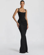 SILVANA | Vestido largo con cuerpo de corsé