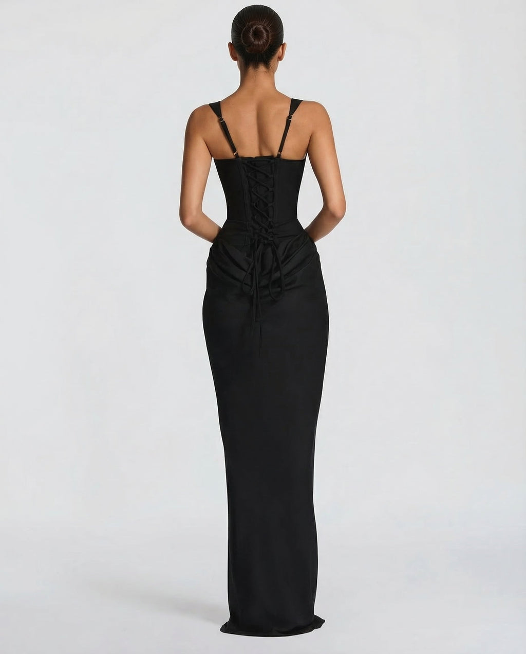 SILVANA | Vestido largo con cuerpo de corsé