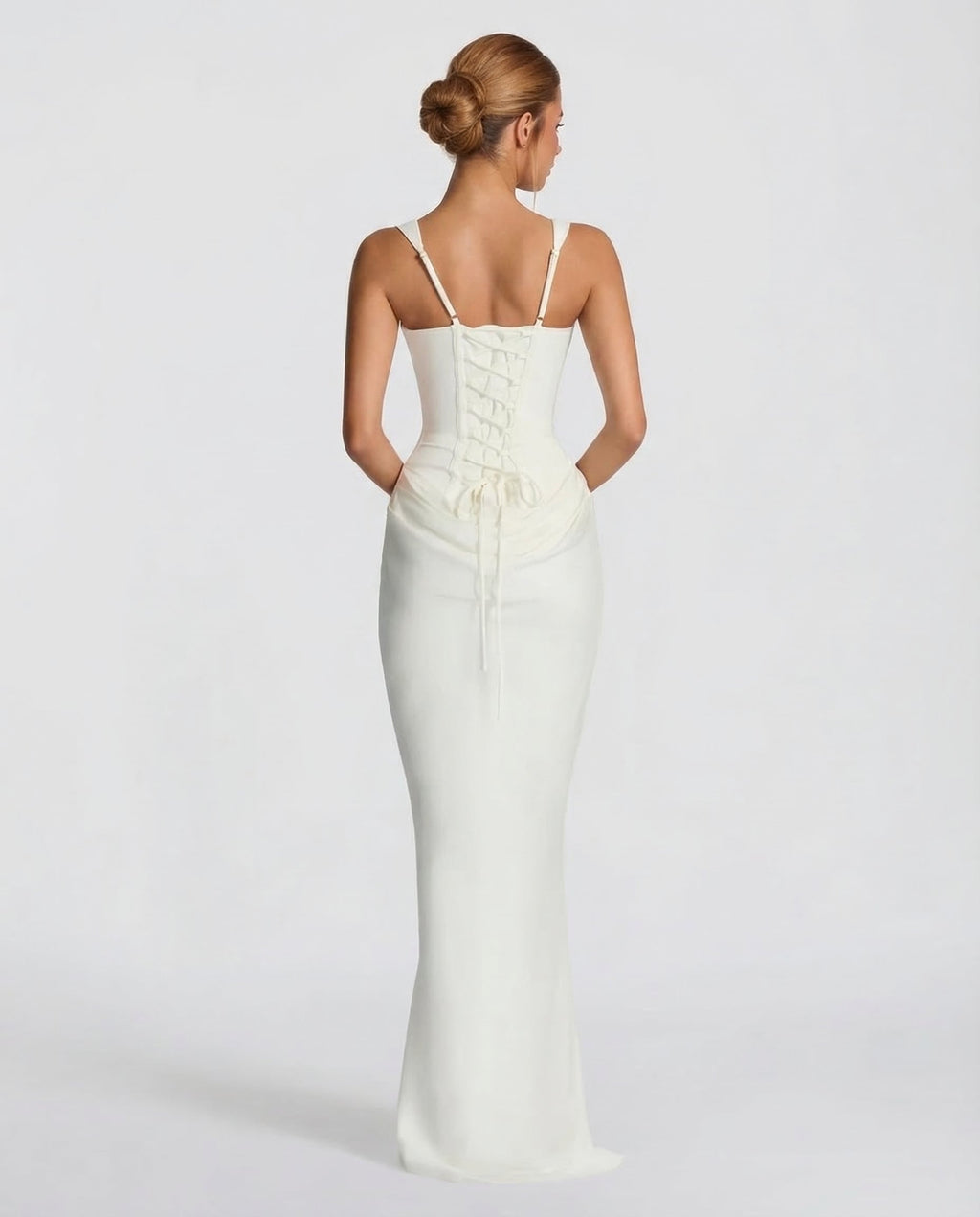 SILVANA | Vestido largo con cuerpo de corsé