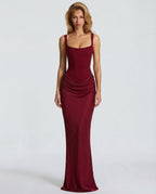 SILVANA | Vestido largo con cuerpo de corsé