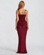 SILVANA | Vestido largo con cuerpo de corsé