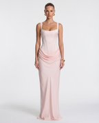 SILVANA | Vestido largo con cuerpo de corsé