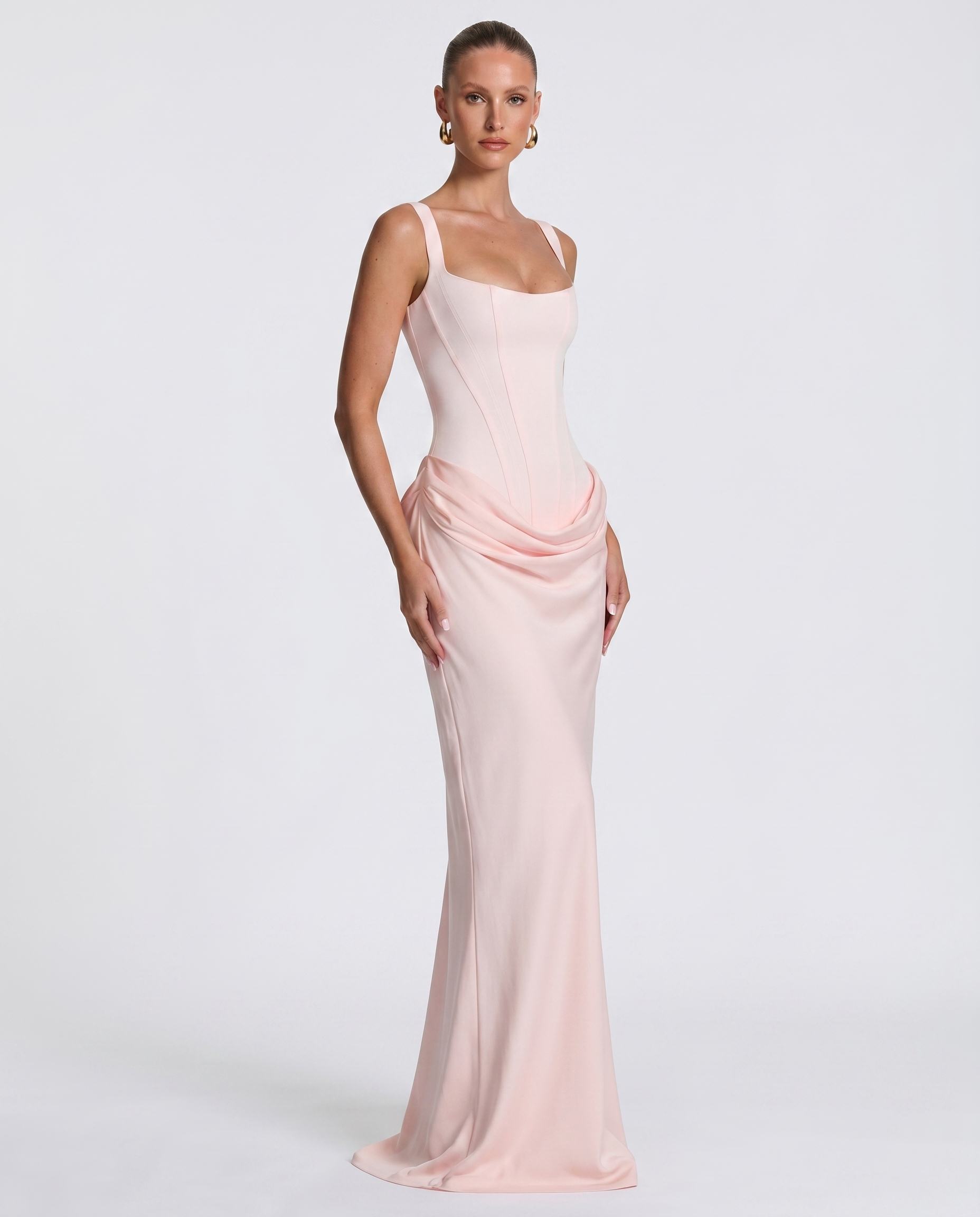 SILVANA | Vestido largo con cuerpo de corsé