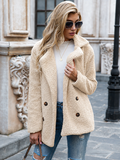 CANDELA | Abrigo teddy con solapa