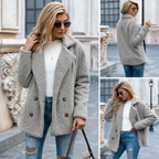 CANDELA | Abrigo teddy con solapa