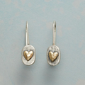 Corazón Dorado — Pendientes Elegantes Corazón | Joyería