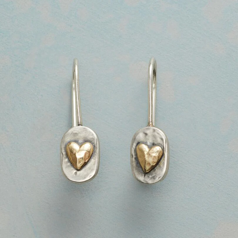 Corazón Dorado — Pendientes Elegantes Corazón | Joyería