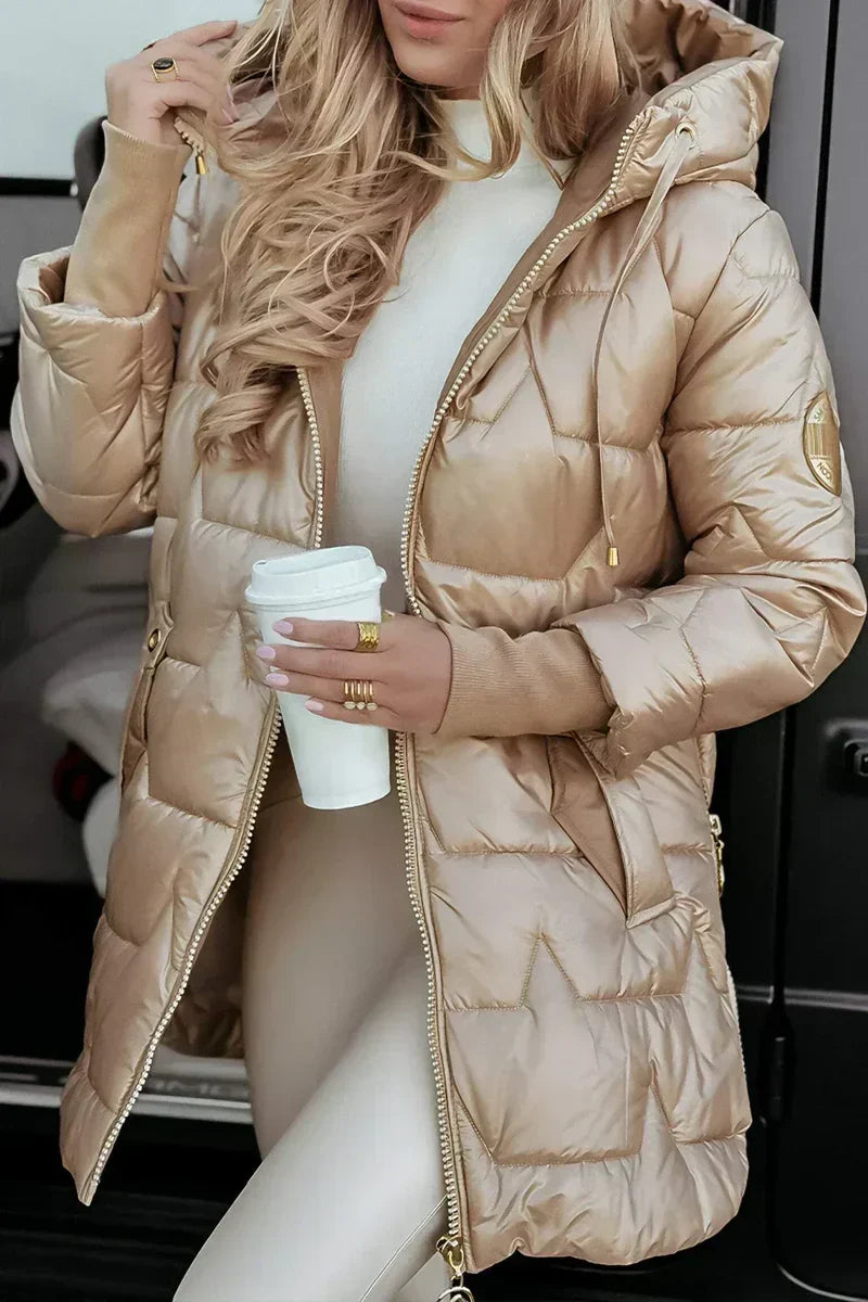 Valentina — Abrigo Elegante con Capucha | Mujer