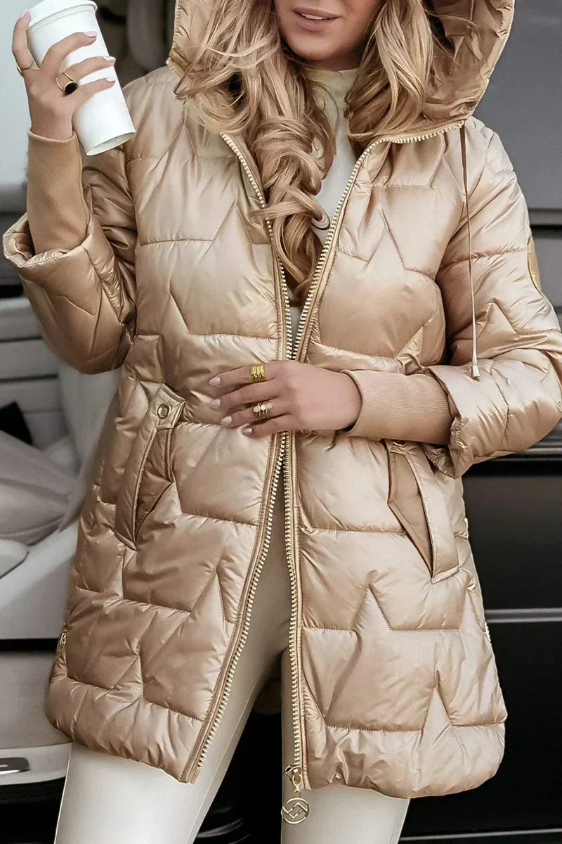 Valentina — Abrigo Elegante con Capucha | Mujer