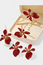 Set Floral — Set Pulsera, Pendientes y Anillos | Joyería