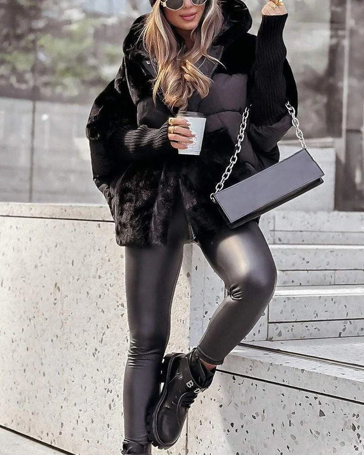 Raina — Chaqueta Acolchada Terciopelo | Mujer