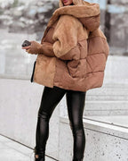 Raina — Chaqueta Acolchada Terciopelo | Mujer