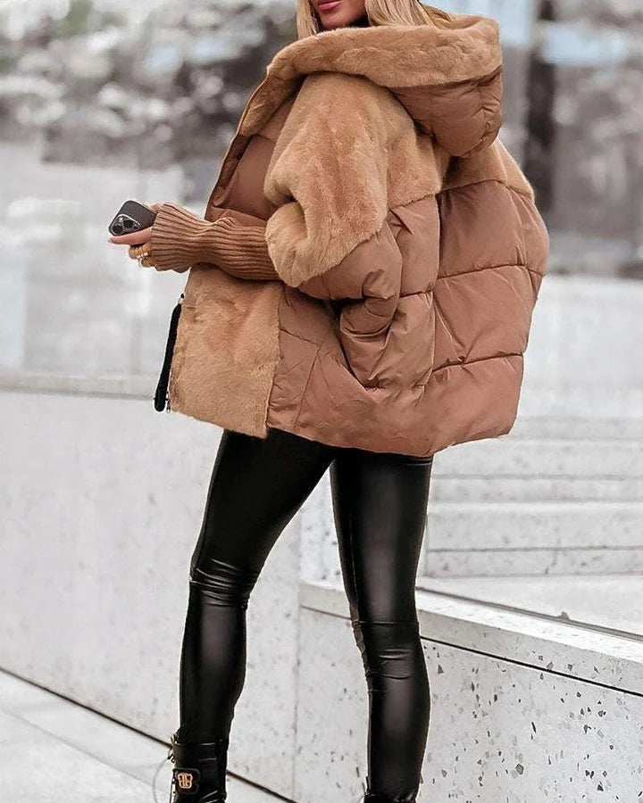 Raina — Chaqueta Acolchada Terciopelo | Mujer