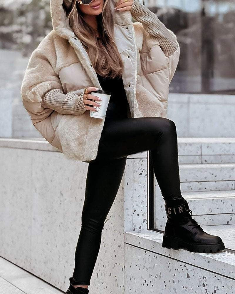 Raina — Chaqueta Acolchada Terciopelo | Mujer