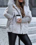 Raina — Chaqueta Acolchada Terciopelo | Mujer