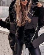 Raina — Chaqueta Acolchada Terciopelo | Mujer