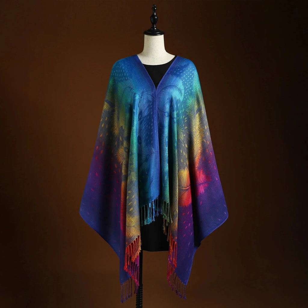 Aurora — Pañuelo Mantón de Seda | Accesorio Premium