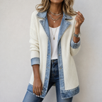 VICTORIA | Chaqueta vaquera con punto