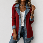 VICTORIA | Chaqueta vaquera con punto