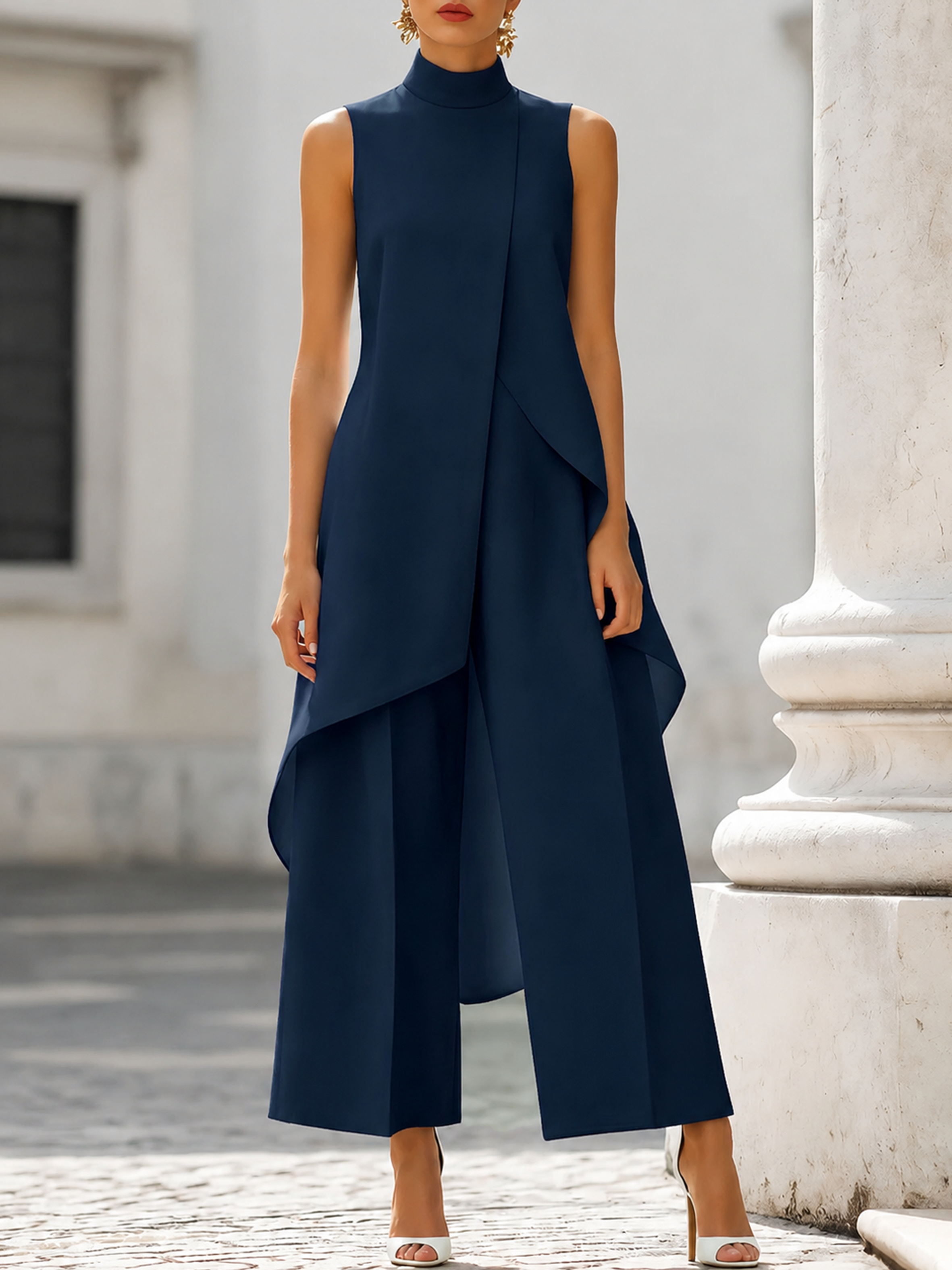 MARTINA | Vestido largo y elegante con corte en picado