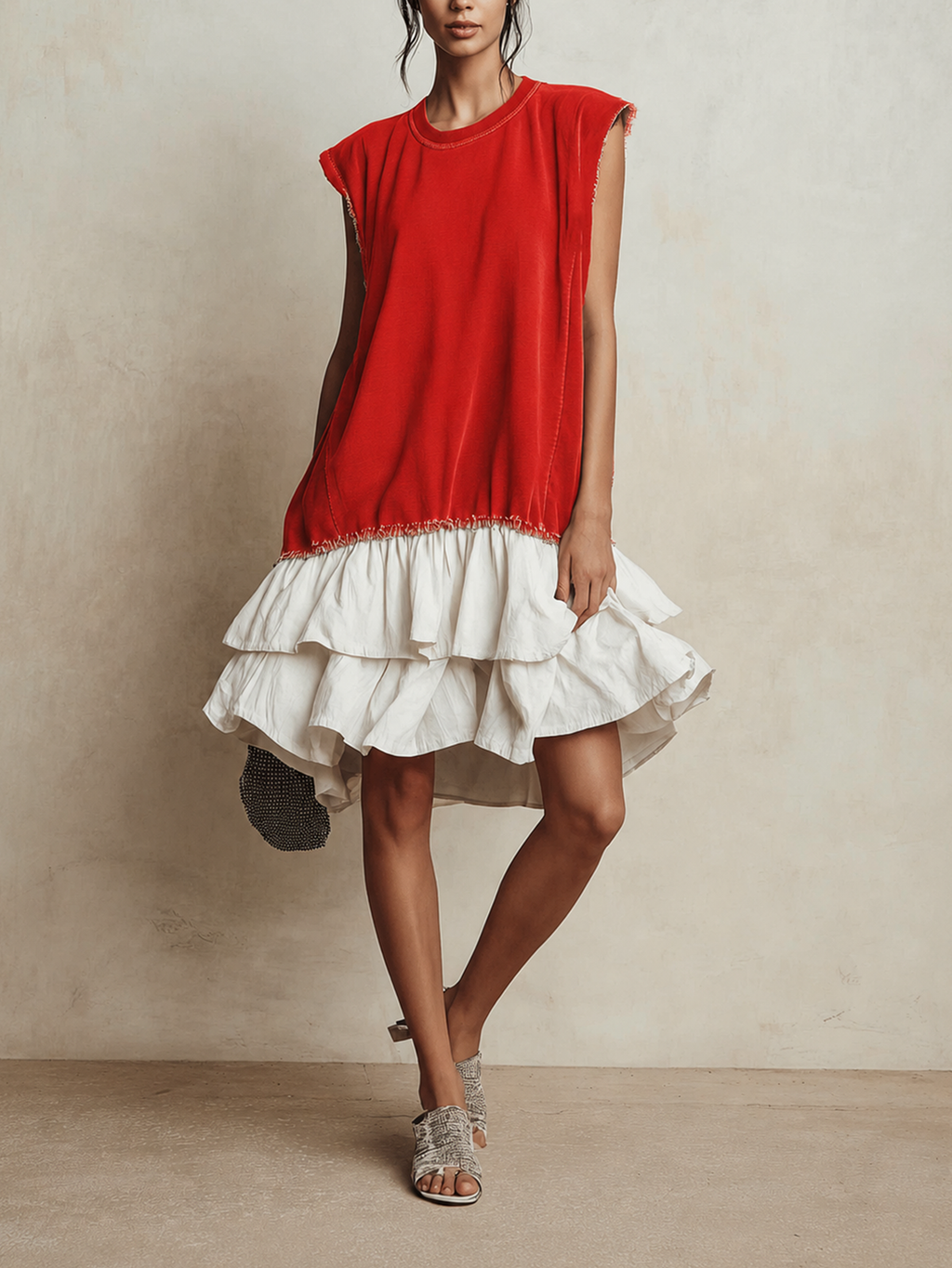 JOSEFINA | Vestido casual de bloques de color y corte amplio
