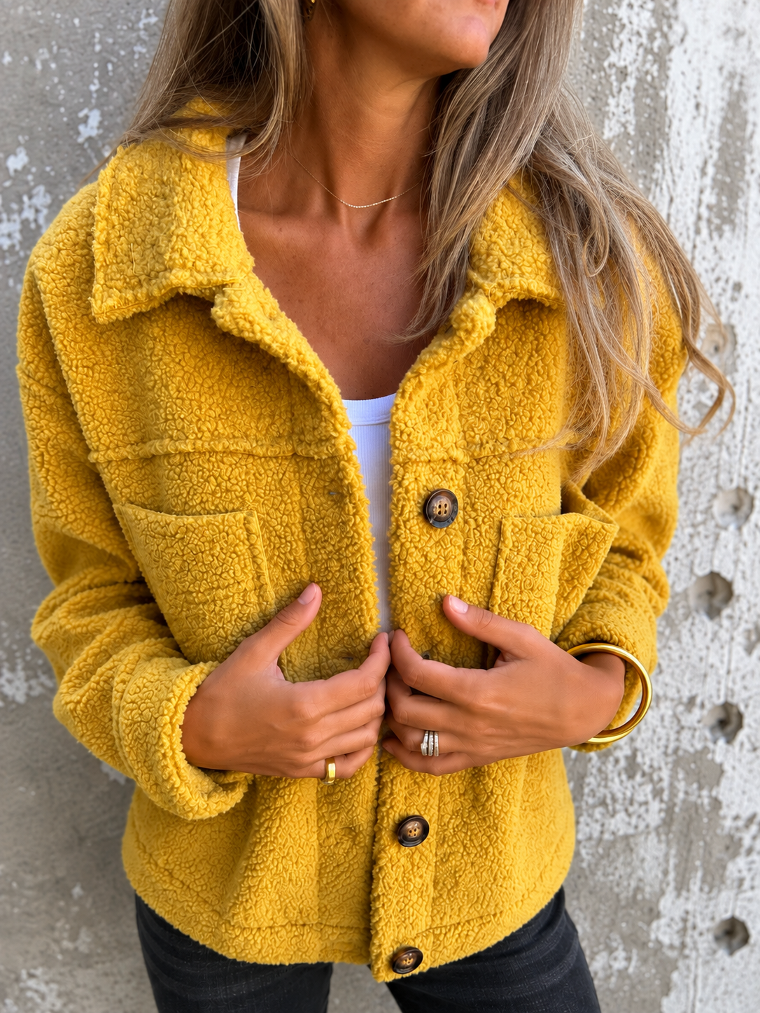 ELVIRA | Chaqueta polar con botones