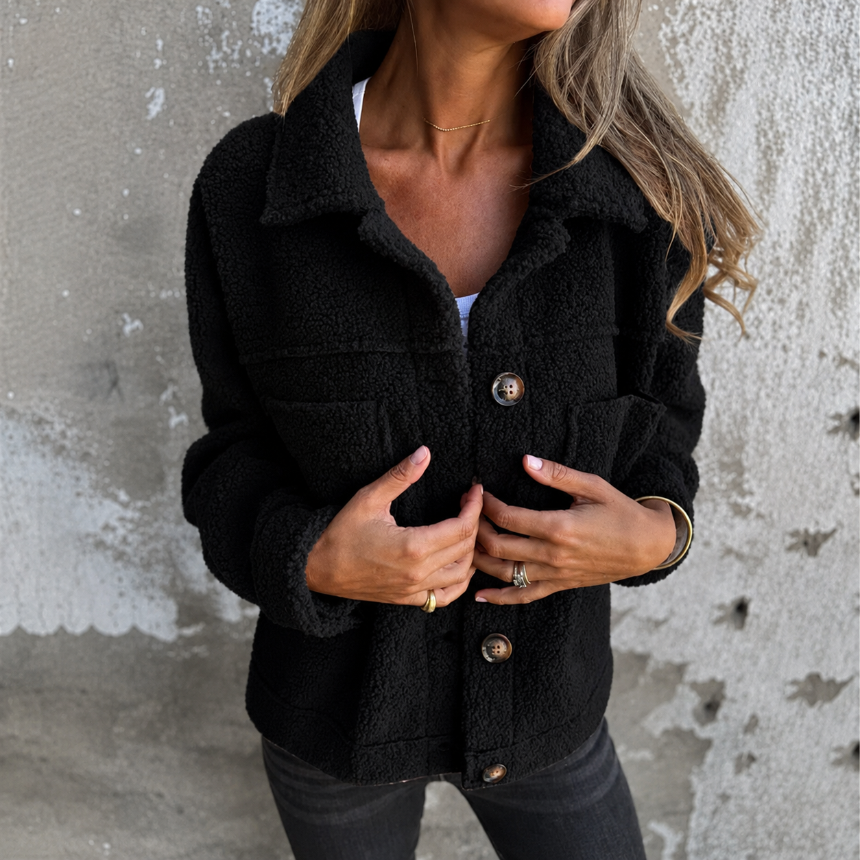 ELVIRA | Chaqueta polar con botones