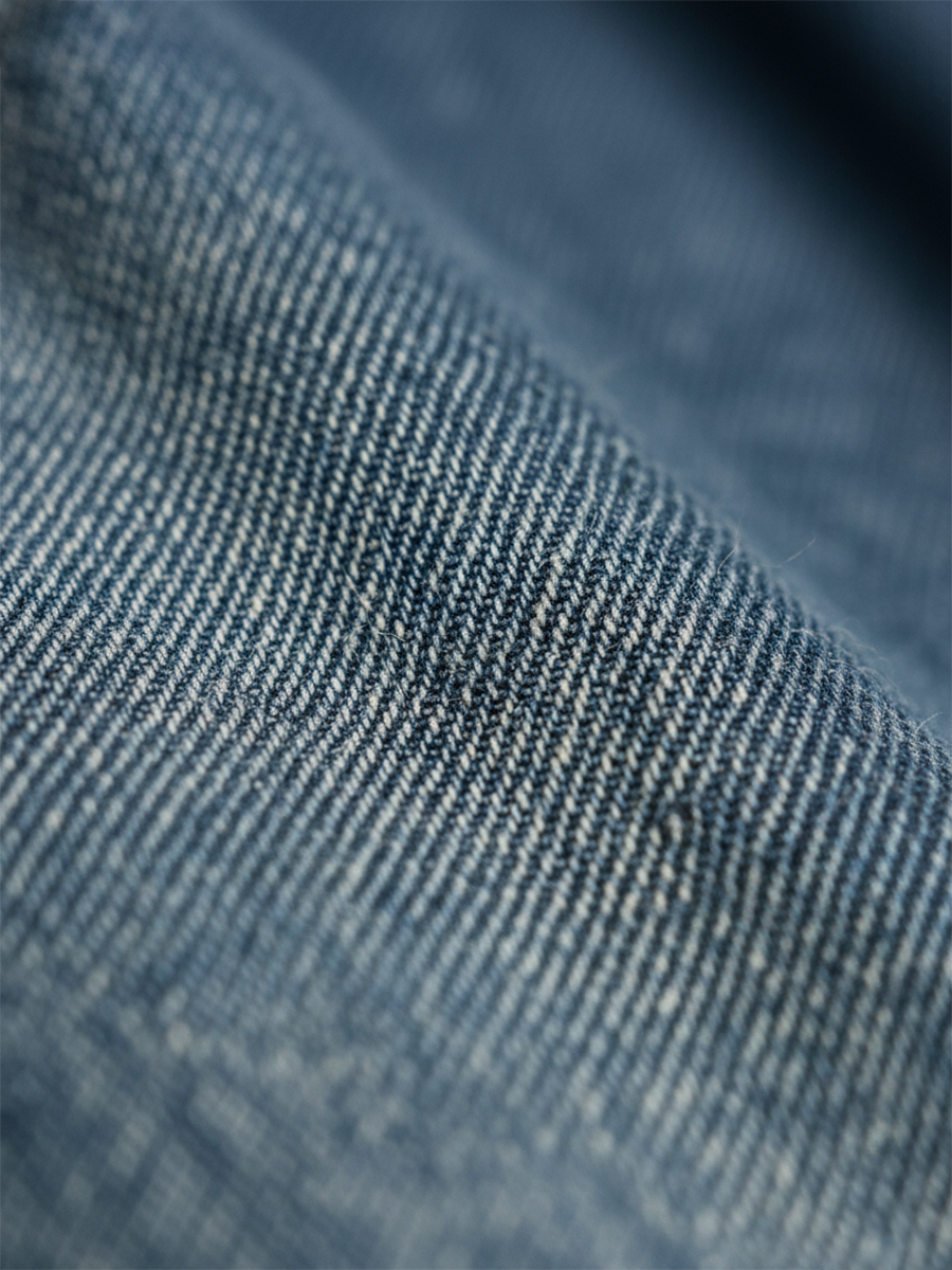 Karen | Vestito Lungo in Denim Lavato Vintage con Tocco di Cotone Morbido