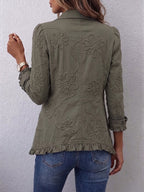 CASILDA | Chaqueta bordada con volantes