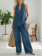Ivy | Set Gemellare Denim Effetto Vintage Lavato Morbido